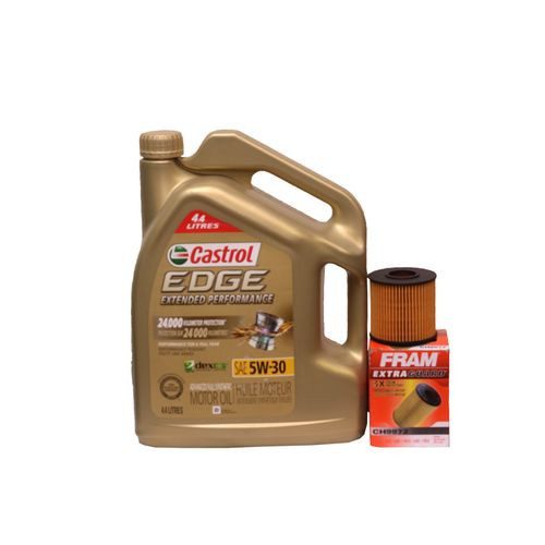 Castrol EDGE EXTENDED PERFORMANCE SAE 5W30 4.4 LITRES + FRAM OIL